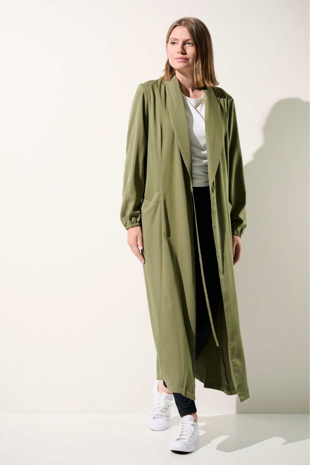 Women's Green UV Kimono, Rimini, UPF 50+– Ker Sun USA
