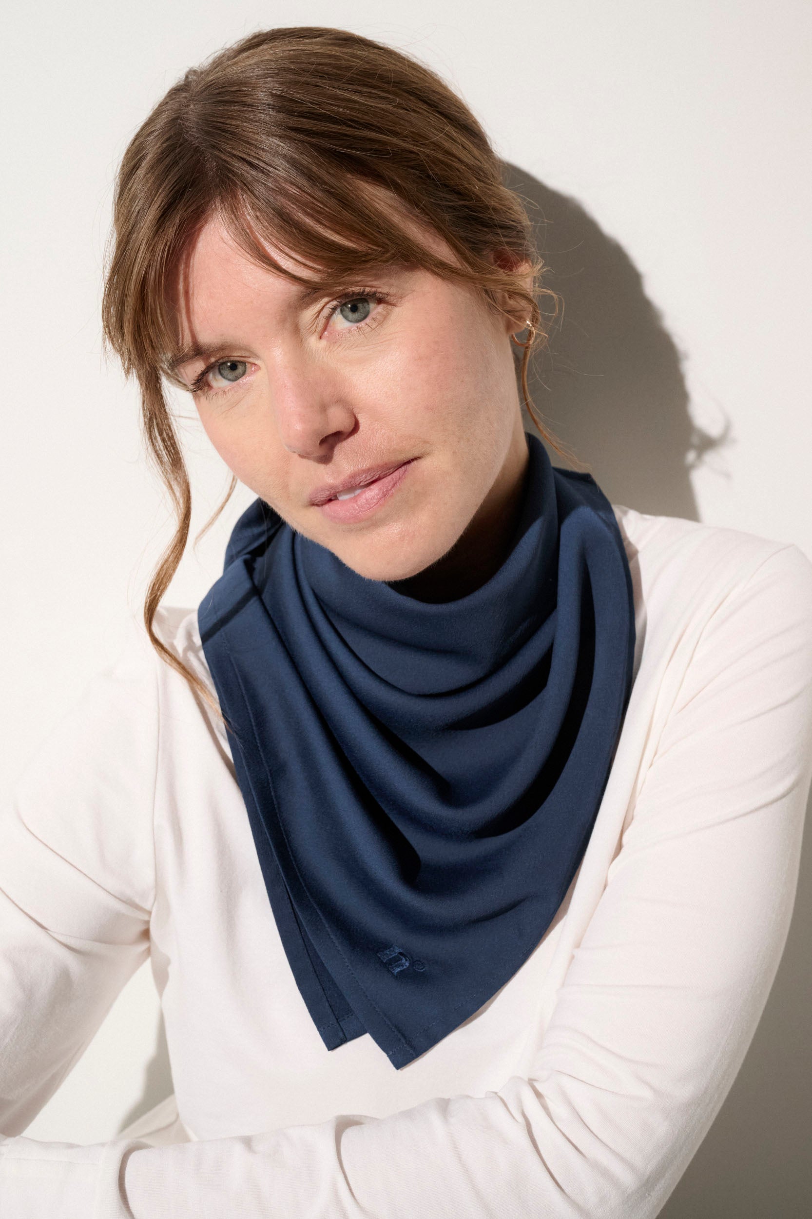 Women's Positano UV Protective Scarf, Blue, UPF 50+– Ker Sun USA
