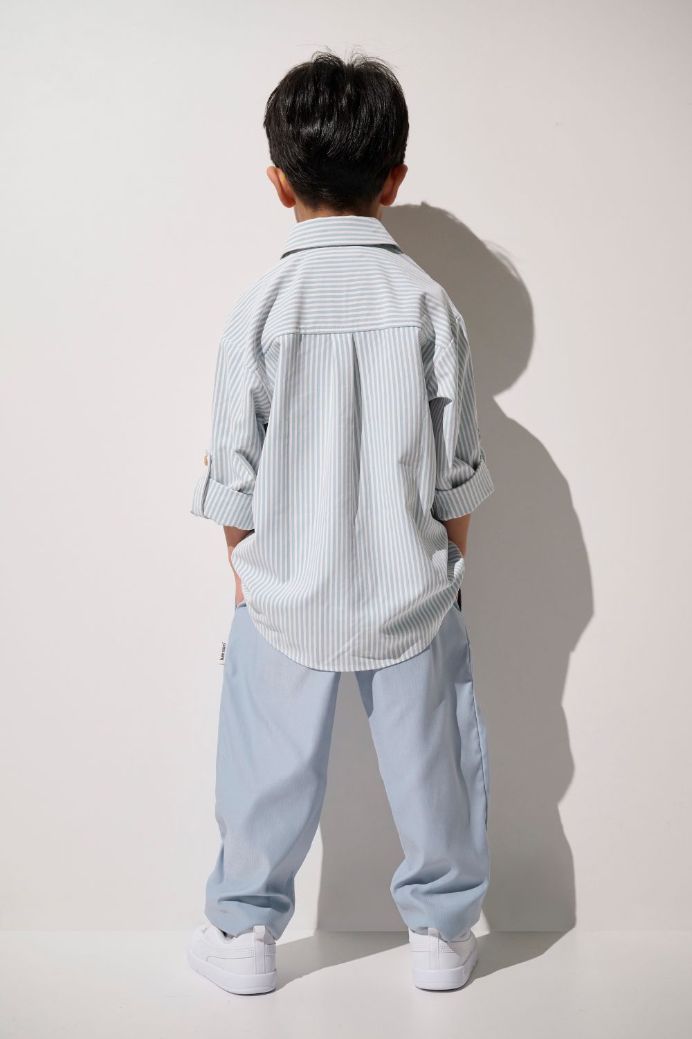 Chemise anti-UV - Sylt pour garçon, légère et respirante, manches longues, protection solaire UPF 50+, couleur rayée.