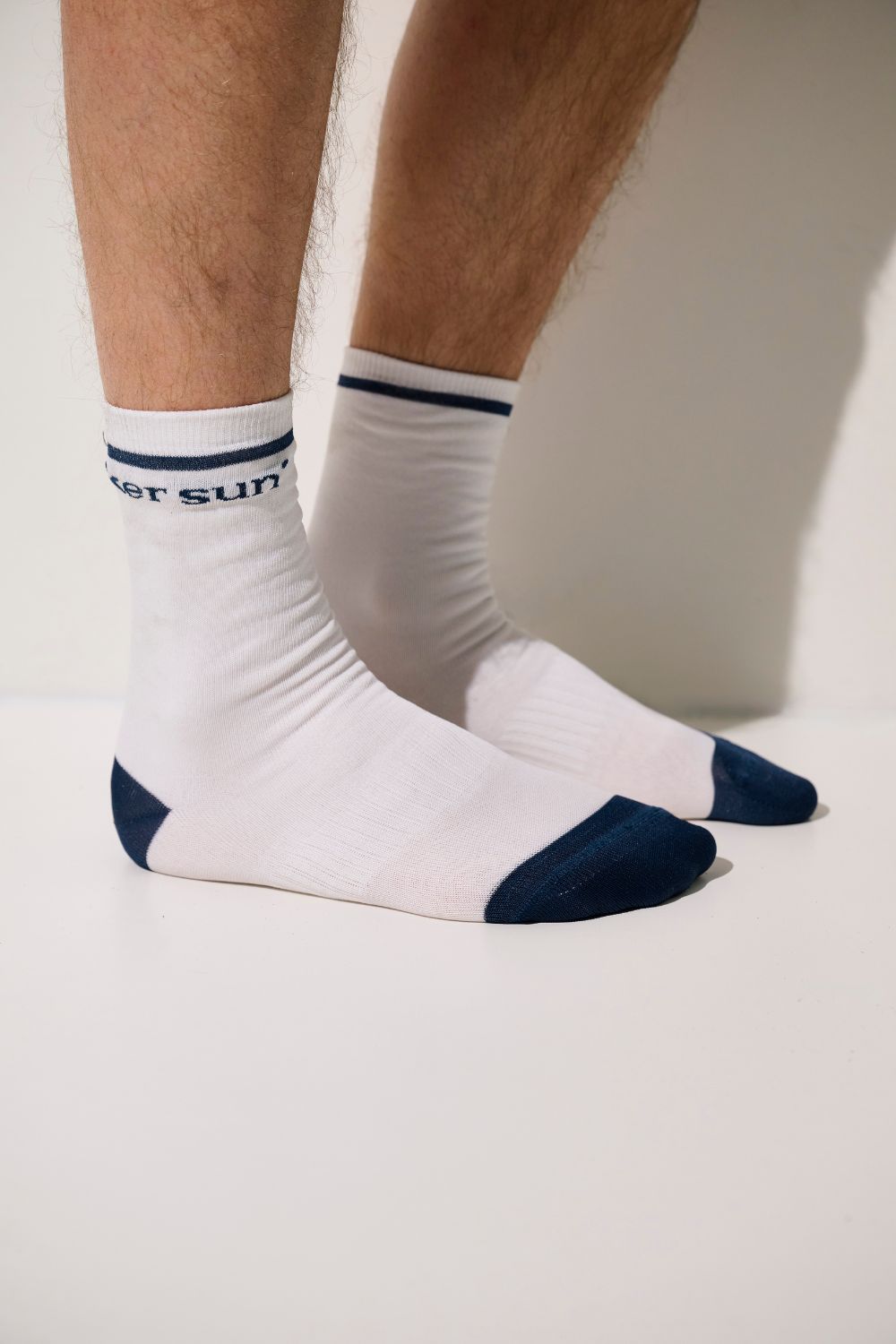 Men's UV White Socks, Mojave, UPF 50+– Ker Sun USA