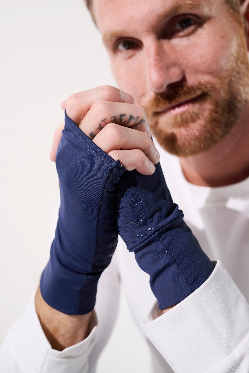 handschuhe finger fäustling UV Fäustling Handschuhe Herren, Gobi, UPF 50+, Blau– Ker Sun Österreich
