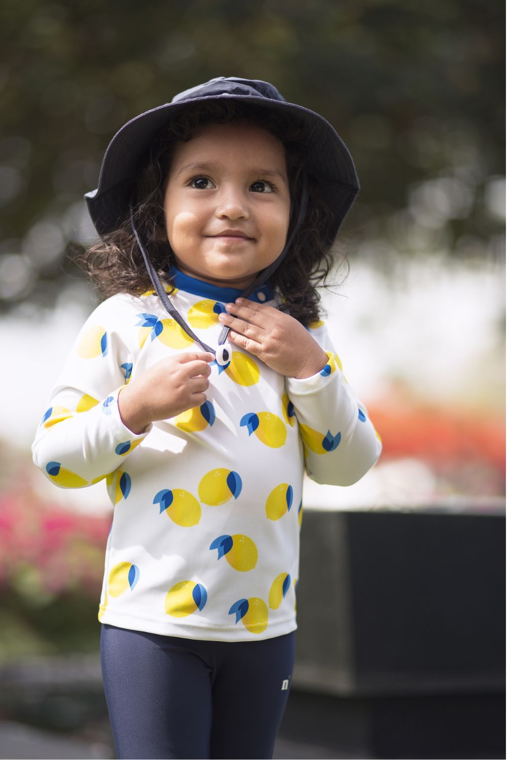 Toddler's Lemons UV Protective Long-Sleeve Swim Shirt (Rashguard