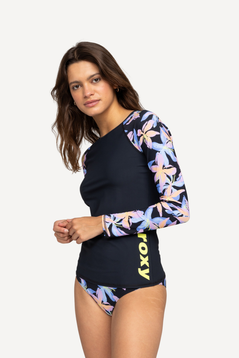 Bathing Suit Roxy Long Sleeve Swim Shirt Uv Protection Roxy Long