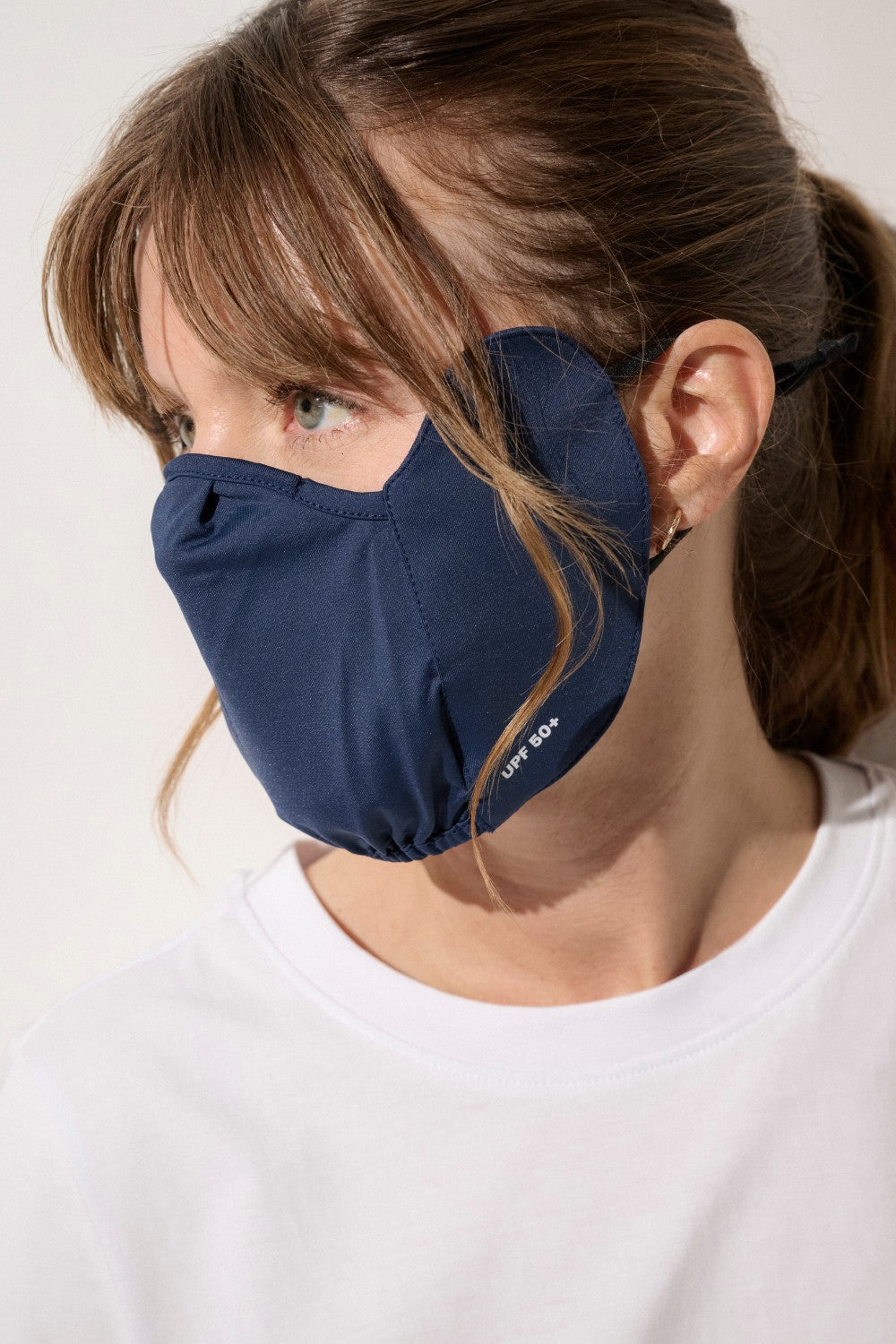 Masque anti-UV femme, protection solaire UPF 50+, idéal pour protéger la peau sensible du visage.