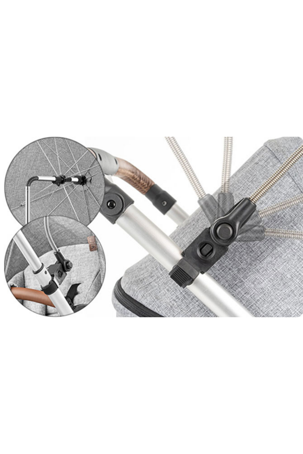 Ombrelle anti-UV Bébé pour poussette - ShineSafe+ - Reer - KER SUN