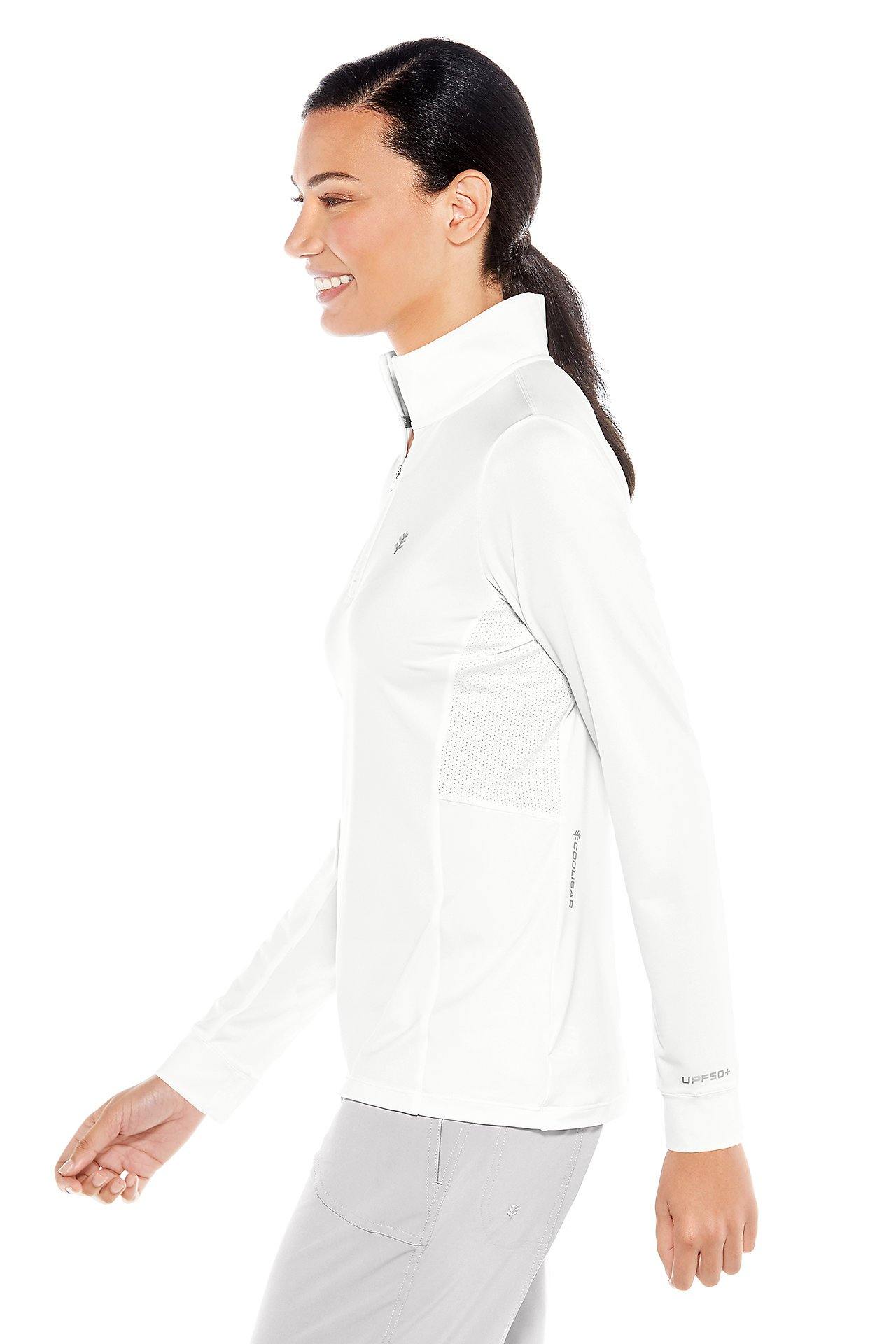 Polo zippé de sport Anti UV - Femme - Coolibar - Devi Fitness