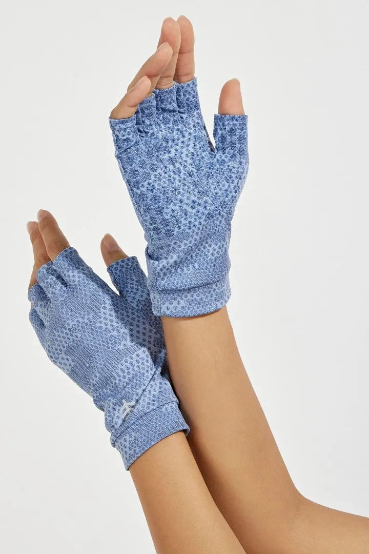 Unisex Men's & Women's UV Fingerless Gloves UPF 50+ for sun