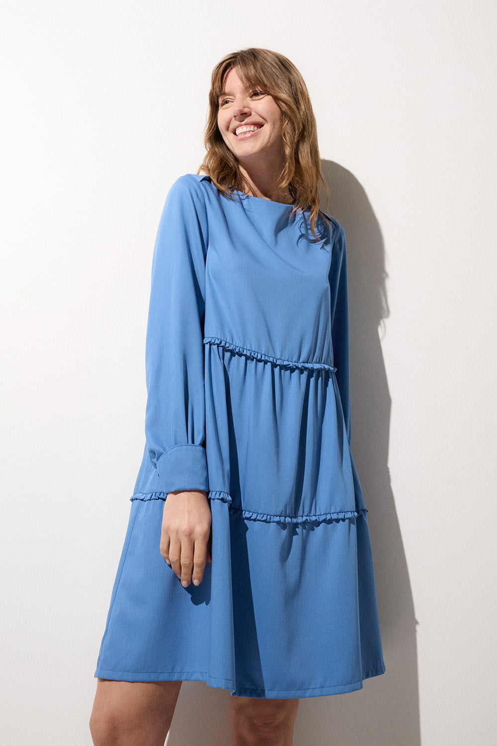 Robe anti-UV Femme, Rimini, Nuvées, UPF 50+, Brise d'été – Ker Sun