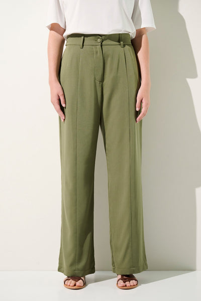 Pantalon anti-UV - Antibes vert olive, élégant pour femme, parfait pour la protection solaire au quotidien.