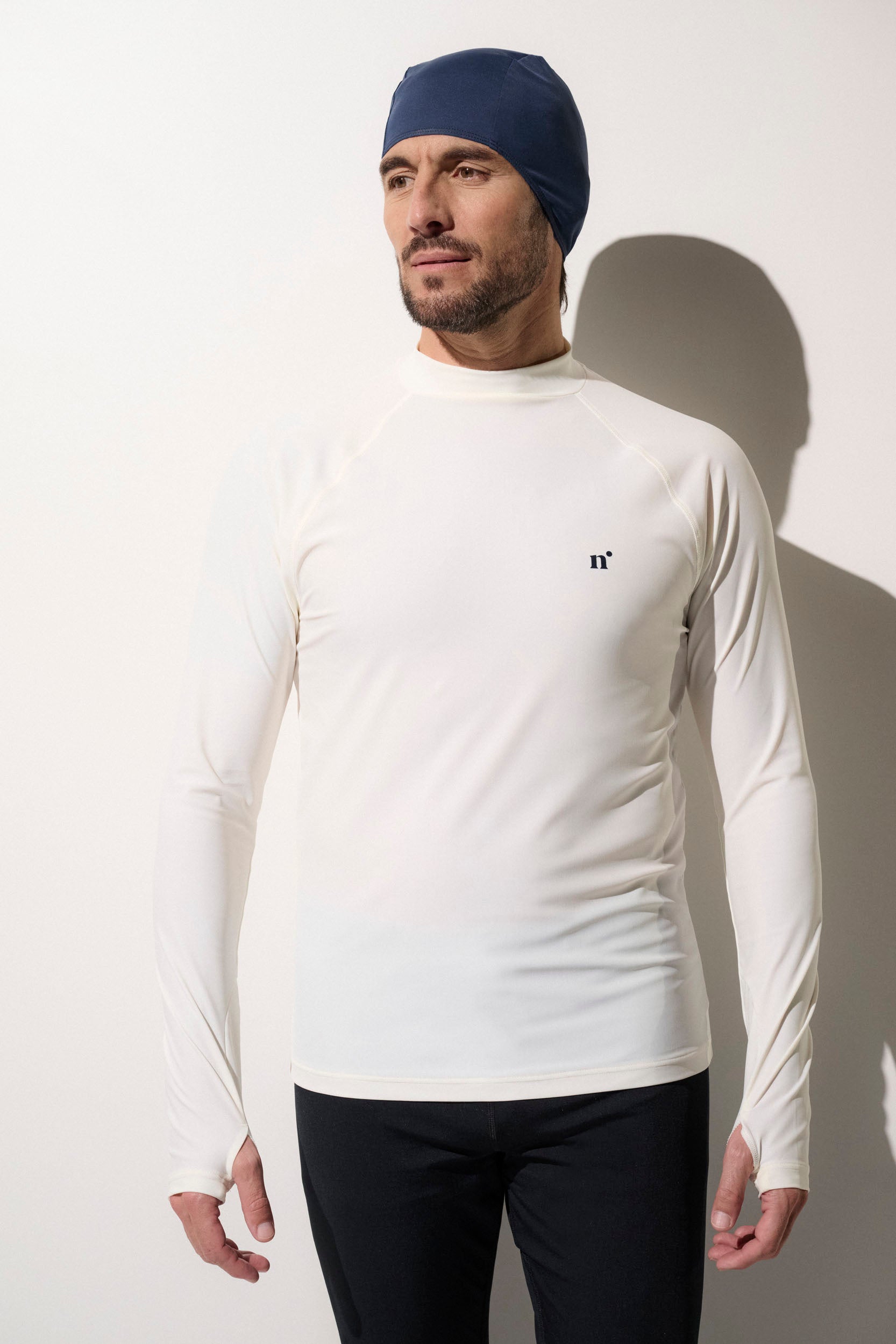 T-shirt Anti-UV Homme UPF 50+ - Manches Longues, Capuche Avec Masque - Séchage Rapide, Stretch