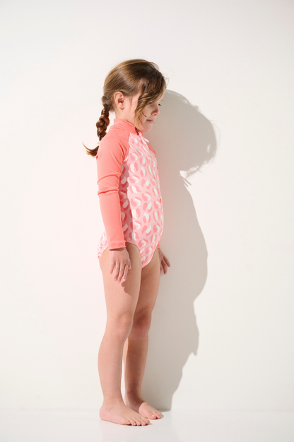 Maillot de bain anti-UV manches longues - Flores