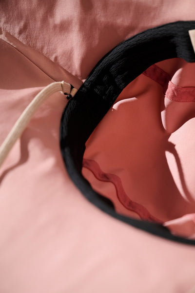 Chapeau anti-UV - Faro, intérieur en tissu léger et respirant, coloris rose, idéal pour activités extérieures.