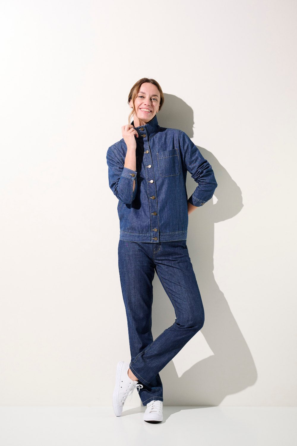 Women's UV Denim Jacket, Saint-Malo, UPF 50+– Ker Sun USA