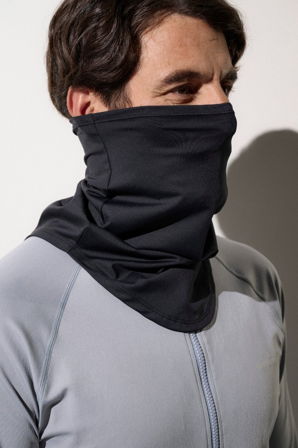 Men's Black UV Neck Gaiter, Boston, UPF 50+– Ker Sun USA