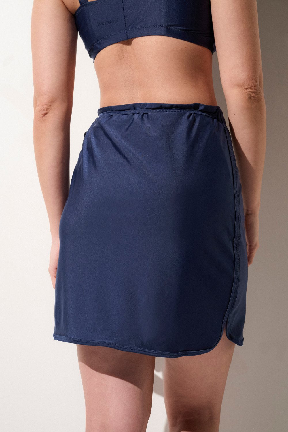 Women's Blue UV Swim Skirt, Capri, UPF 50+– Ker Sun USA