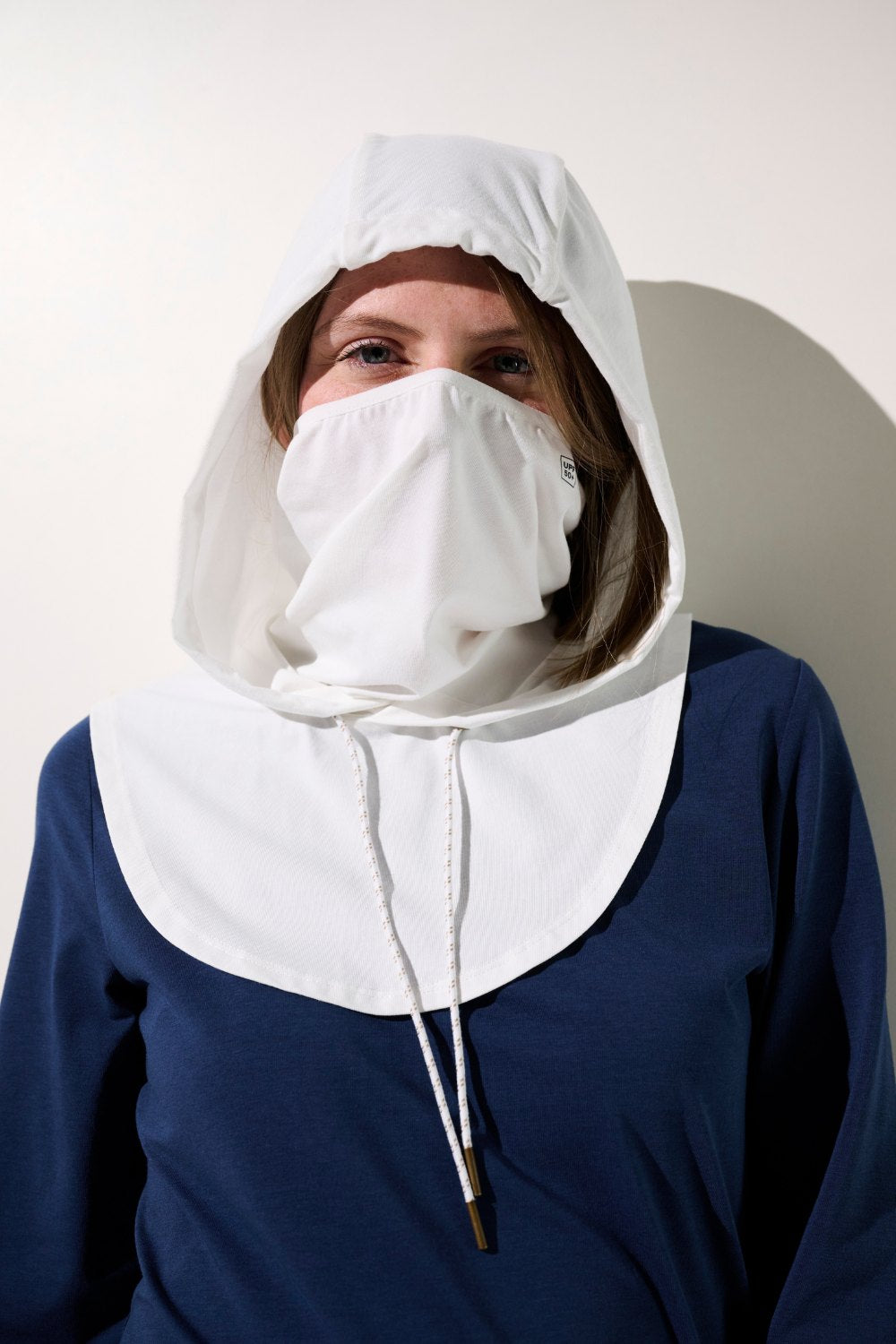Women's UV Hood, Mojave, White, UPF 50+– Ker Sun USA