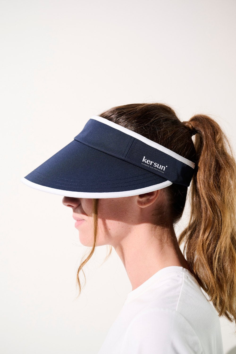 Women's UV Visor, Augusta, Blue, UPF 50+– Ker Sun USA