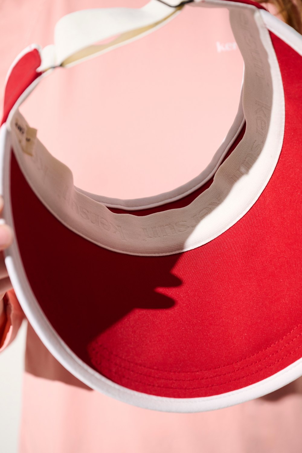 Women's UV Visor, Augusta, Red, UPF 50+– Ker Sun USA