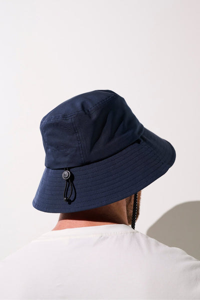 Bob anti-UV - Faro bleu marine, léger et pratique pour la protection solaire, idéal pour homme lors de sorties.