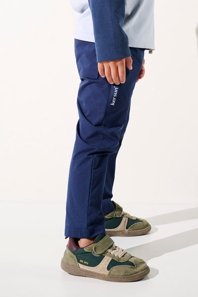 Pantalon anti-UV - Oasis pour enfant, couleur marine, léger et respirant, offrant une protection solaire UPF 50+.