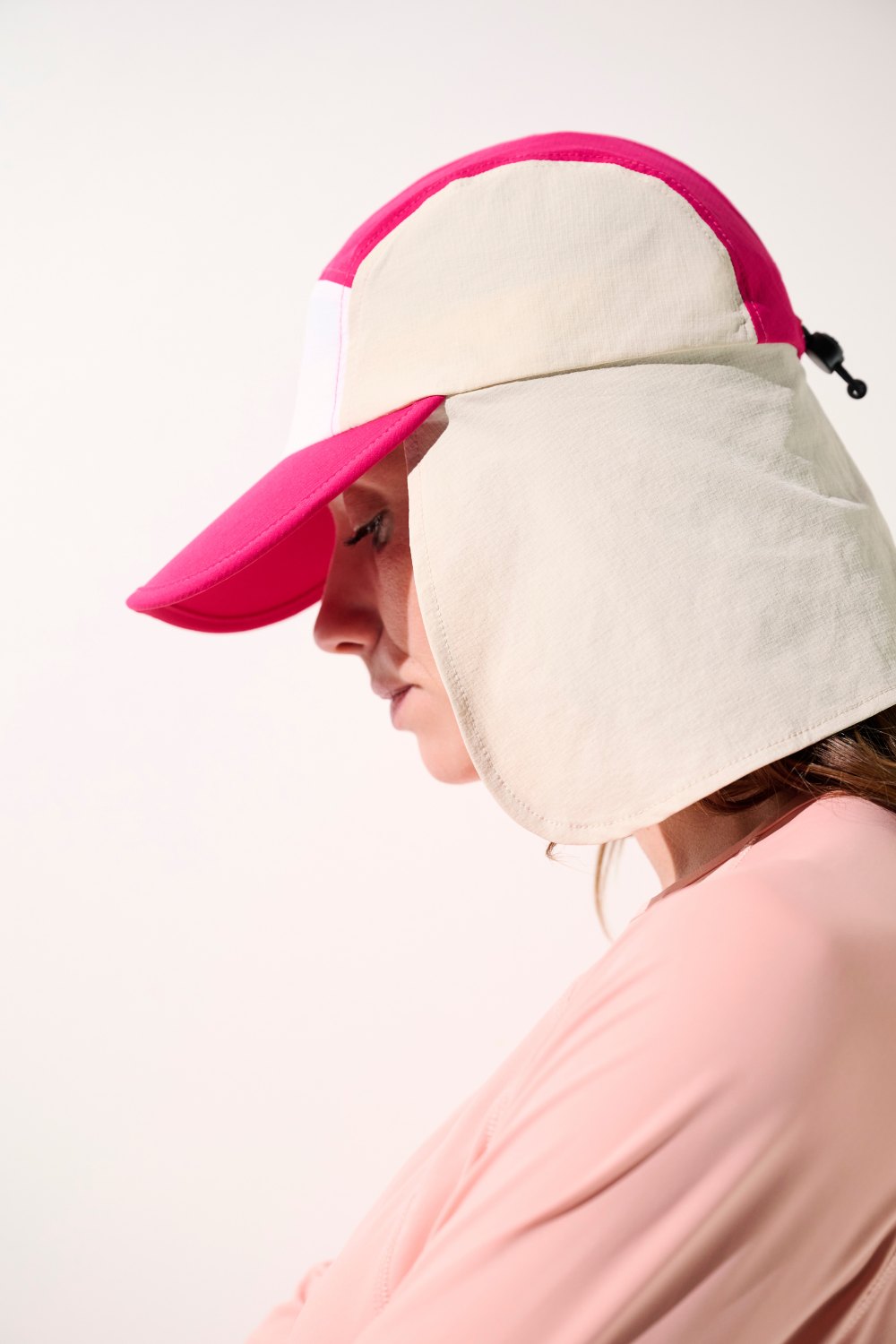 Women's UV Sun Cap, Sequoia, Pink, UPF 50+– Ker Sun USA