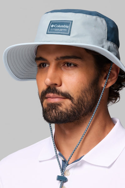 Chapeau anti-UV - Broad Spectrum II Booney pour homme, couleur bleu clair, protection solaire UPF 50+.