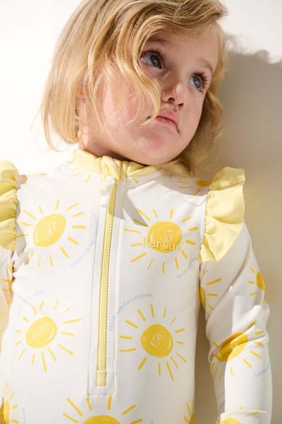 Maillot de bain anti-UV manches longues - Flores