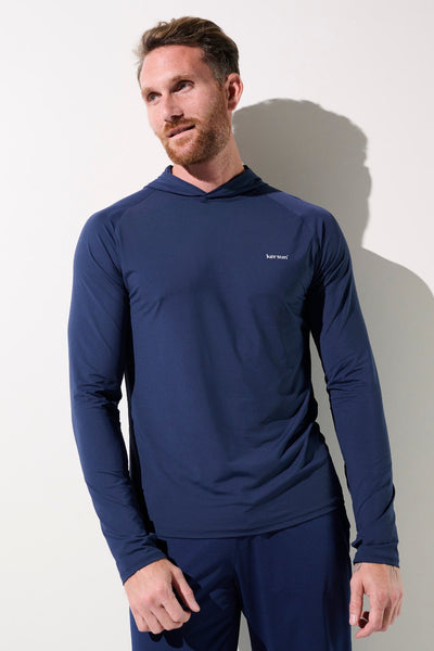T-shirt anti-UV à capuche - Oasis pour homme, coupe légère et respirante, UPF 50+, idéal pour les activités en plein air.