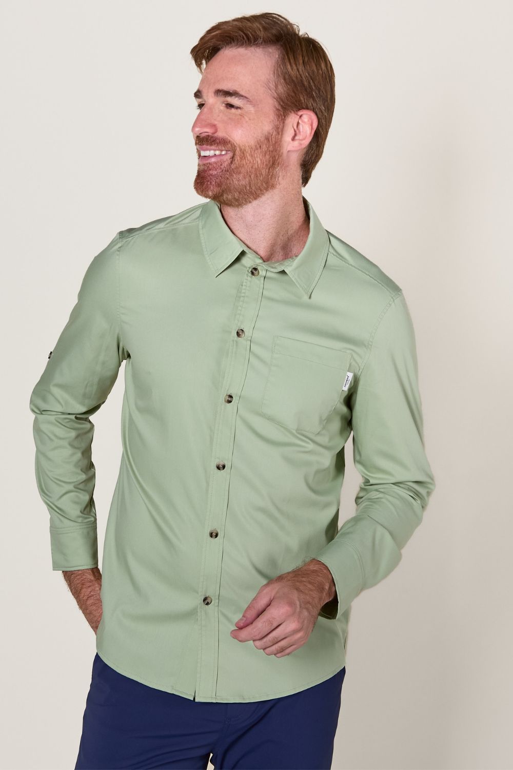 Men's UV protection shirt - Fresh Grass - Nuvées