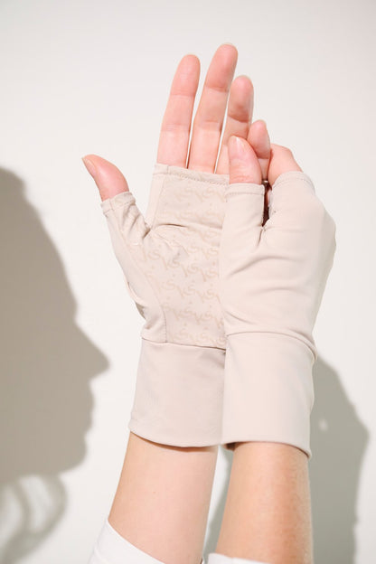 UV Fingerless mittens - Gobi