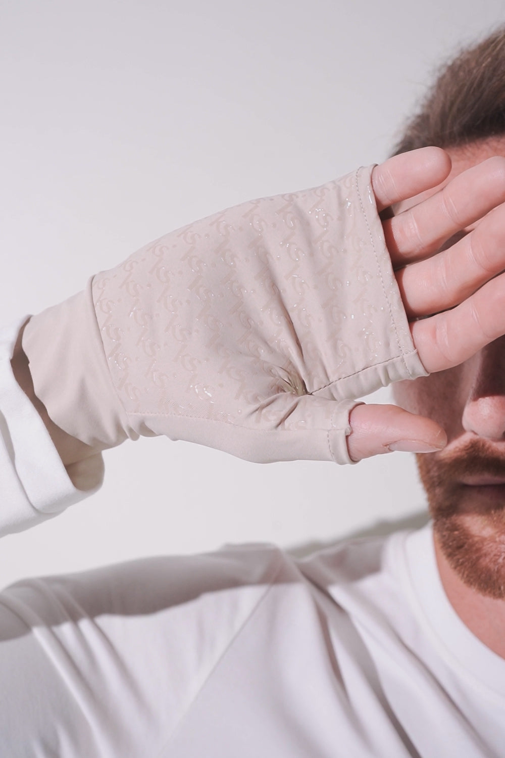 UV Fingerless mittens - Gobi