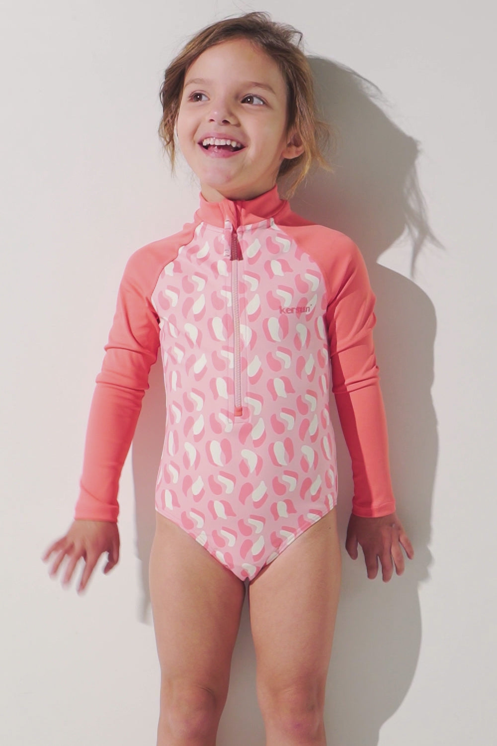 Maillot de bain anti-UV manches longues - Flores