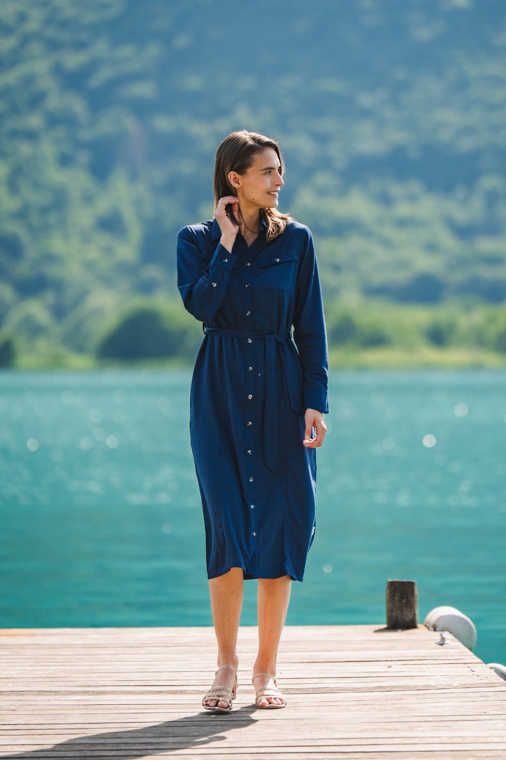 UV-werende overhemdjurk - Rimini