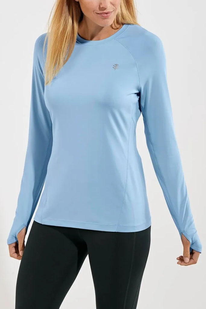 T-Shirt anti-UV femme de sport - Devi Fitness - Coolibar - KER SUN