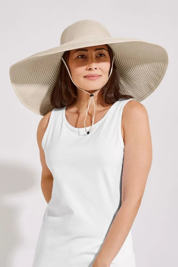 Voile d'ombrage,Chapeau d'été à la mode pour femmes, protection solaire  Anti UV, pliable, imprimé Floral, pour - Type jaune clair