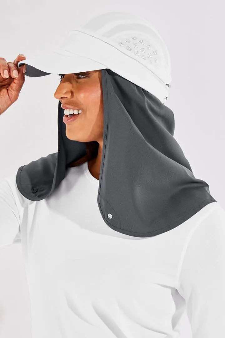 Unisex Men's & Women's UV Hat Drape UPF 50+ for sun protection Coolibar  Trail – KER SUN