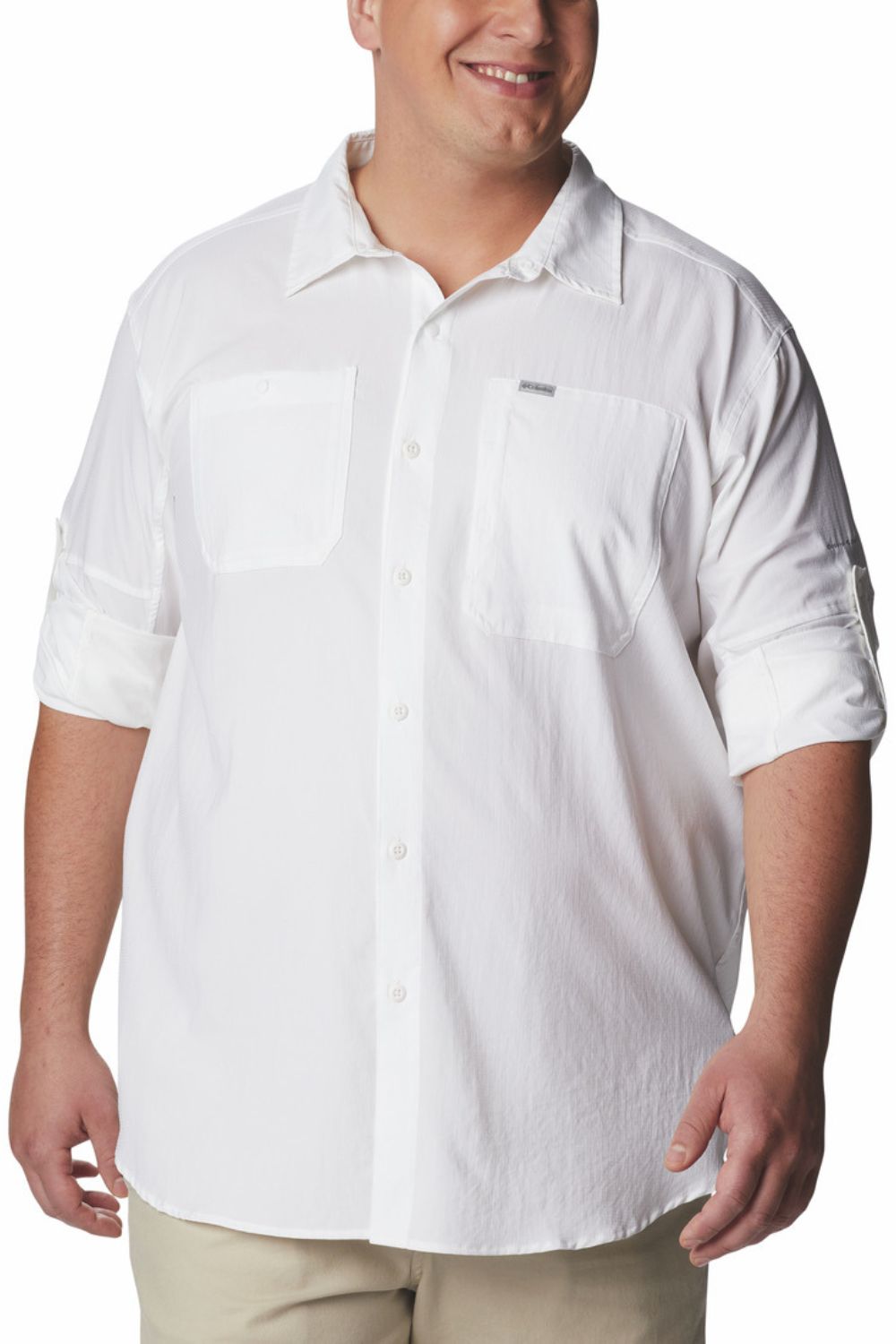 Men's Long Sleeves UV Shirt UPF 50+ - Silver Ridge Utility Lite Columbia
