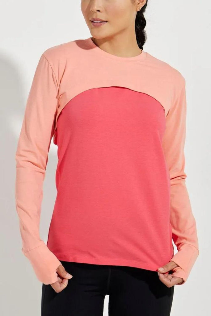 Pull-over Shrug Luna - Femme - Coolibar Corail