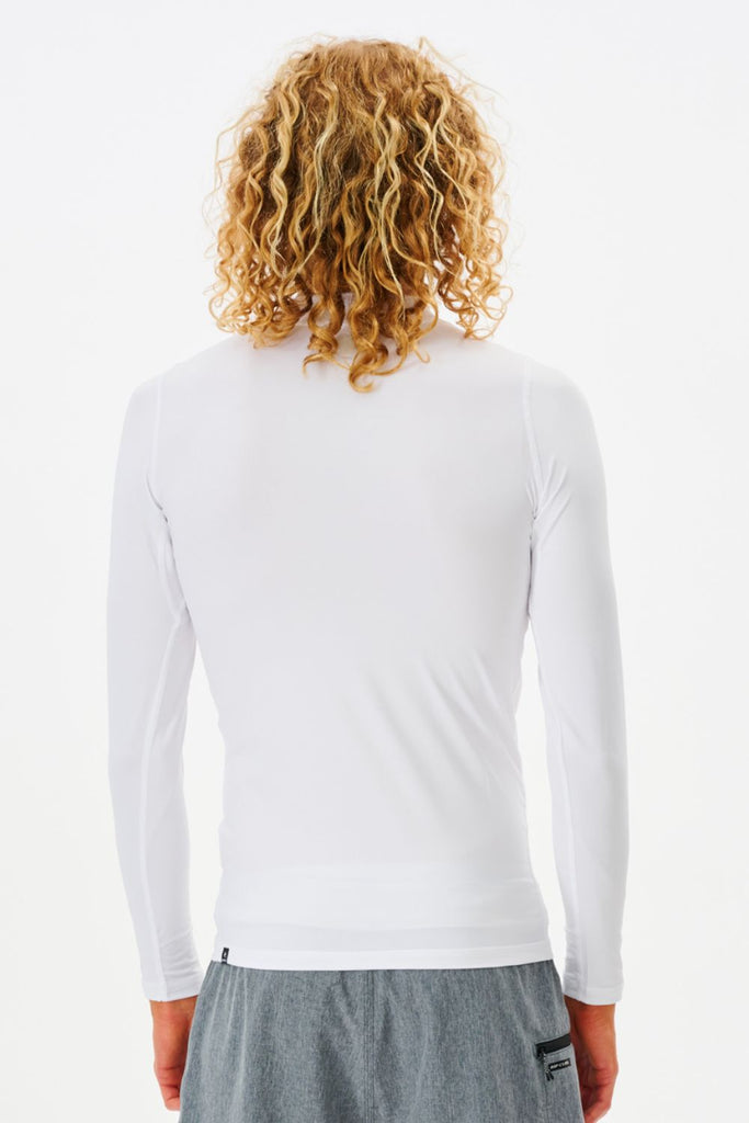 T-shirt de bain anti-UV manches longues Homme - CORPS - Rip Curl blanc