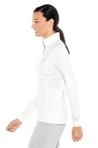 Polo zippé de sport Anti UV - Femme - Coolibar - Devi Fitness