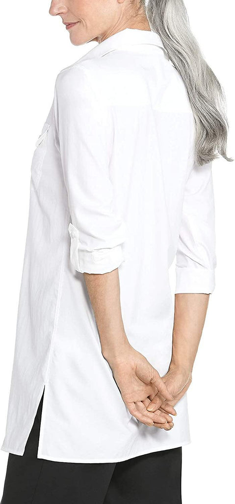 PRÉCOMMANDE - Robe chemise anti-UV femme - Santorini - Coolibar - KER-SUN